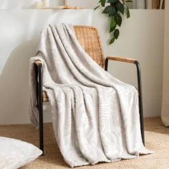 EMINZA Plaid E Teli Copritutto-Plaid morbido in flanella (125 x 150 cm) Flore
