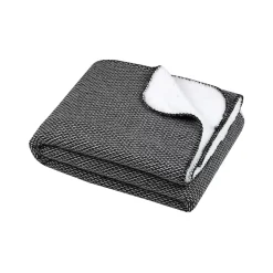 STOF Plaid E Teli Copritutto-Plaid morbido (130 x 160 cm) Dookie