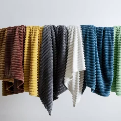 EMINZA Plaid E Teli Copritutto-Plaid morbido (125 x 150) Dune