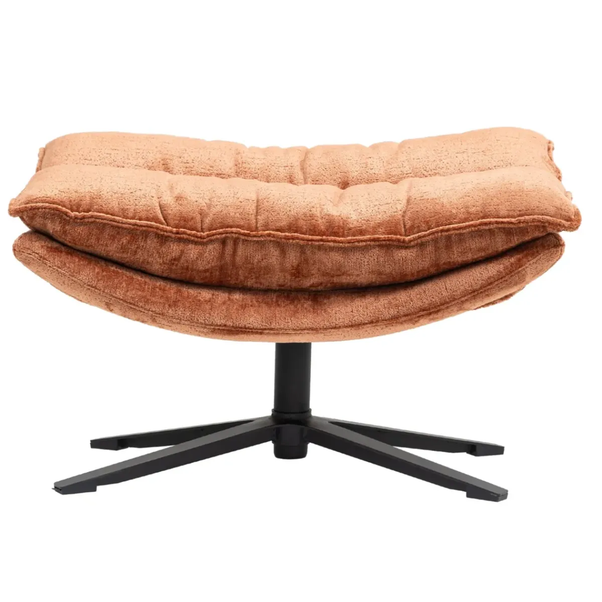 Poltrone-Poggiapiedi in tessuto testurizzato (H45,5 cm) Oblo