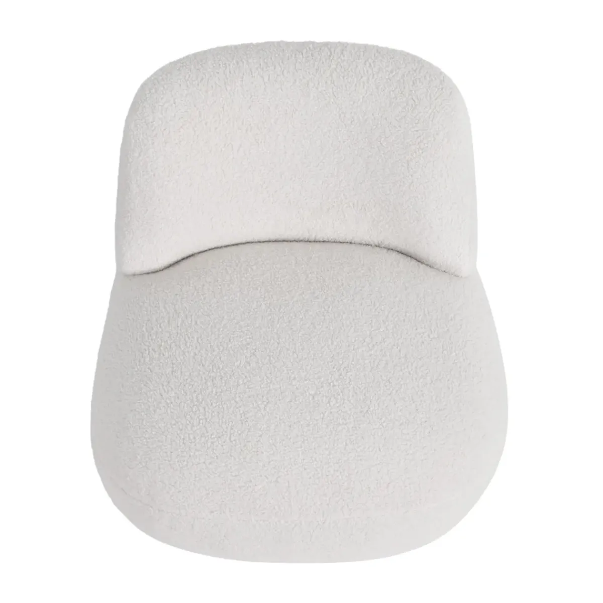 Poltrone-Poltrona girevole in bouclé (seduta 45 cm) Nyxor