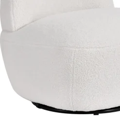Poltrone-Poltrona girevole in bouclé (seduta 45 cm) Nyxor