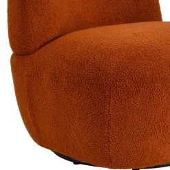 Poltrone-Poltrona girevole in bouclé (seduta 45 cm) Nyxor