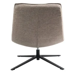 Poltrone-Poltrona girevole in tessuto (seduta 43 cm) Oxxo Sabbia
