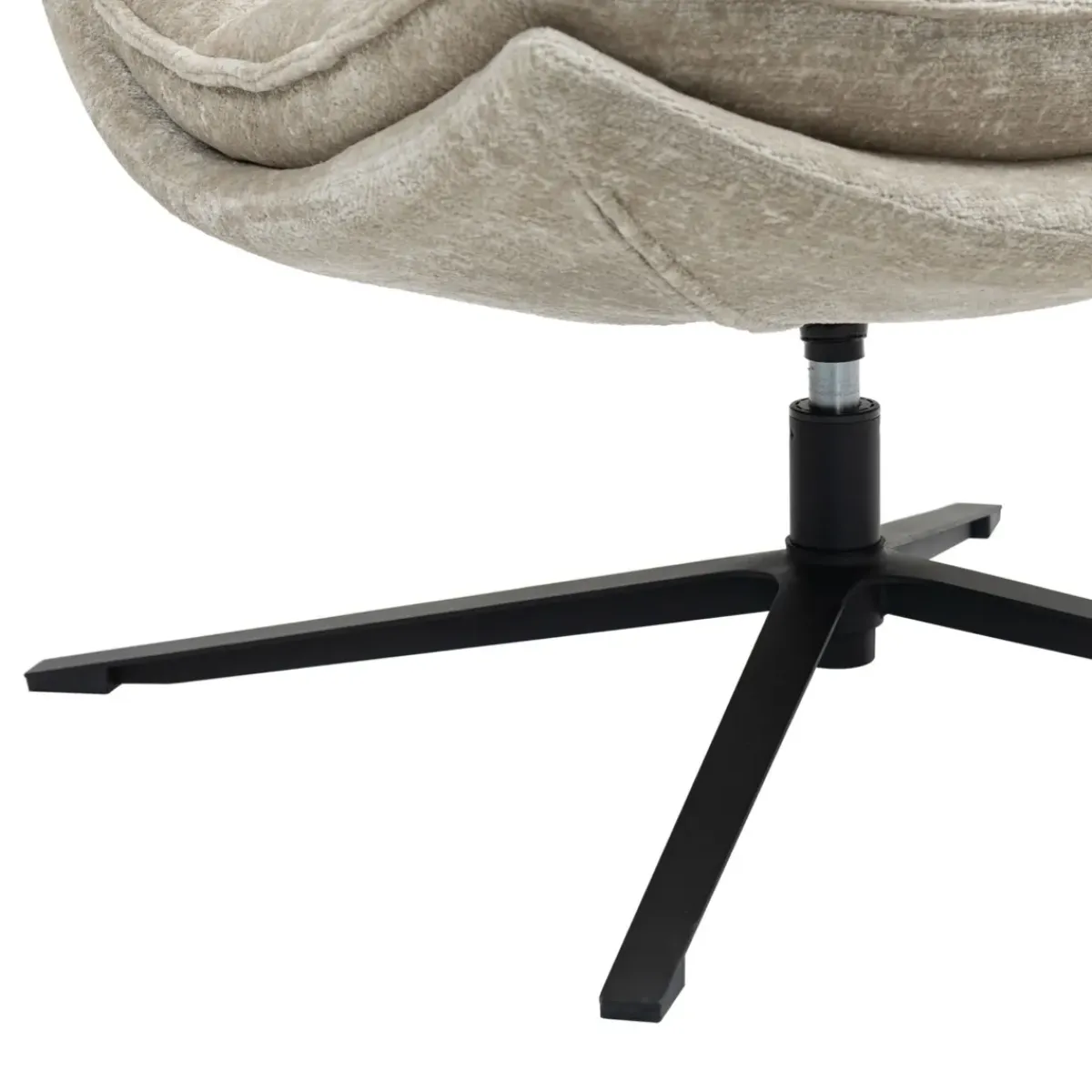 Poltrone-Poltrona girevole in tessuto (seduta 45 cm) Brava