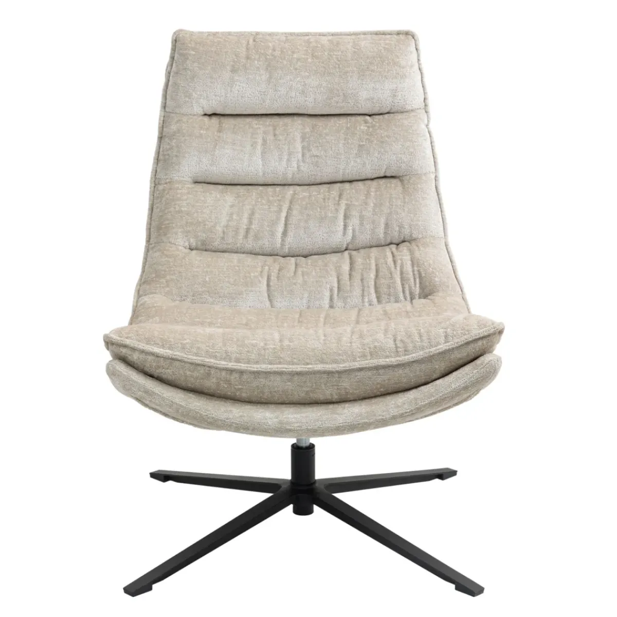 Poltrone-Poltrona girevole in tessuto (seduta 45 cm) Brava