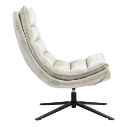 Poltrone-Poltrona girevole in tessuto (seduta 45 cm) Brava