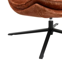 Poltrone-Poltrona girevole in tessuto (seduta 45 cm) Brava