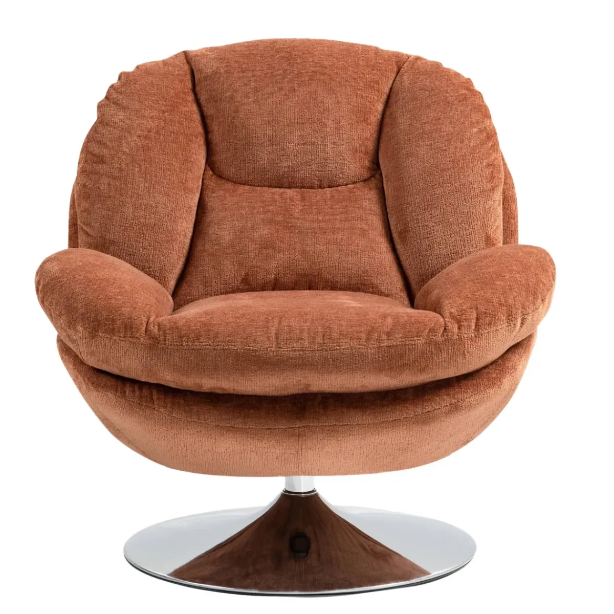 Poltrone-Poltrona girevole in tessuto (seduta 46 cm) Lomy
