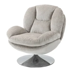 Poltrone-Poltrona girevole in tessuto (seduta 46 cm) Lomy