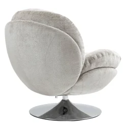 Poltrone-Poltrona girevole in tessuto (seduta 46 cm) Lomy