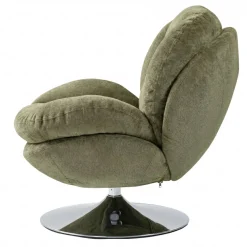 Poltrone-Poltrona girevole in tessuto (seduta 46 cm) Lomy
