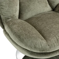 Poltrone-Poltrona girevole in tessuto (seduta 46 cm) Lomy
