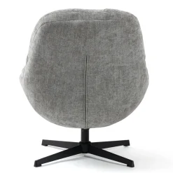 Poltrone-Poltrona girevole in tessuto (seduta 47 cm) Rezo