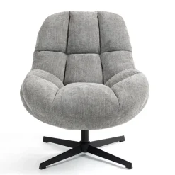 Poltrone-Poltrona girevole in tessuto (seduta 47 cm) Rezo