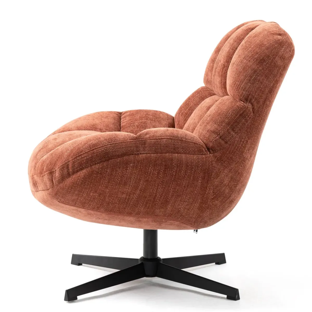 Poltrone-Poltrona girevole in tessuto (seduta 47 cm) Rezo
