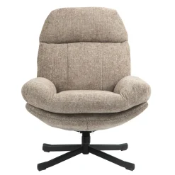 Poltrone-Poltrona girevole in tessuto (seduta 49 cm) Moor Sabbia