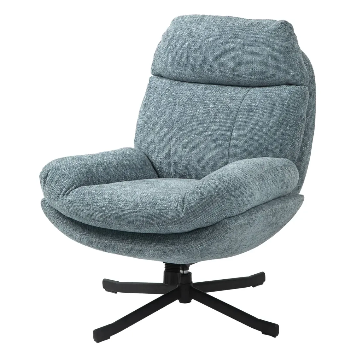 Poltrone-Poltrona girevole in tessuto (seduta 49 cm) Moor chiaro