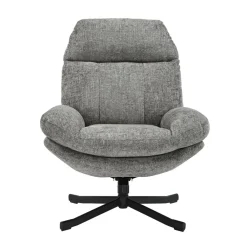 Poltrone-Poltrona girevole in tessuto (seduta 49 cm) Moor