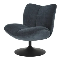 Poltrone-Poltrona girevole in tessuto testurizzato (seduta 46 cm) Axis