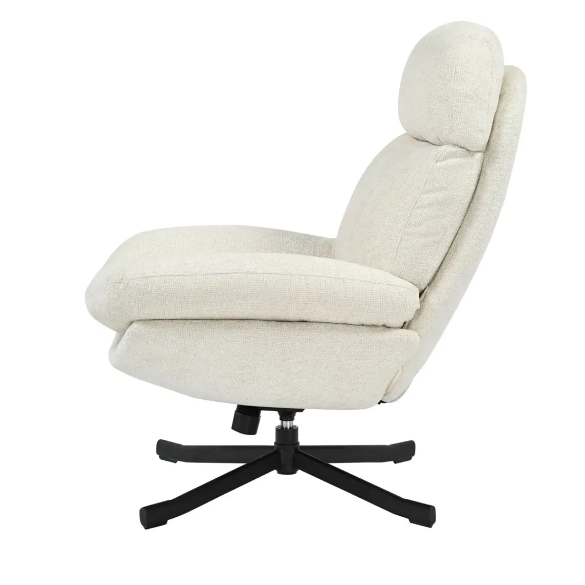 Poltrone-Poltrona girevole in tessuto (seduta 49 cm) Moor