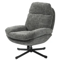 Poltrone-Poltrona girevole in tessuto (seduta 49 cm) Moor