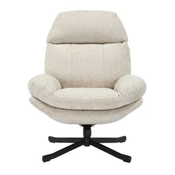 Poltrone-Poltrona girevole in tessuto (seduta 49 cm) Moor