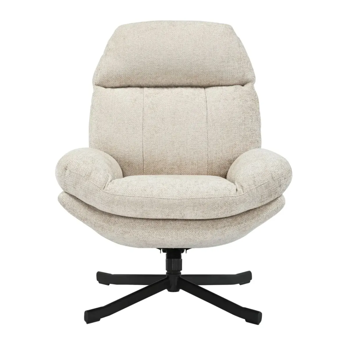 Poltrone-Poltrona girevole in tessuto (seduta 49 cm) Moor