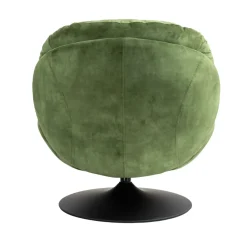 Poltrone-Poltrona girevole in velluto (seduta 46 cm) Lomy