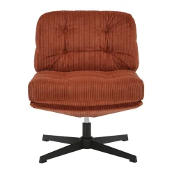 Poltrone-Poltrona girevole in velluto a coste (seduta 46 cm) Kult
