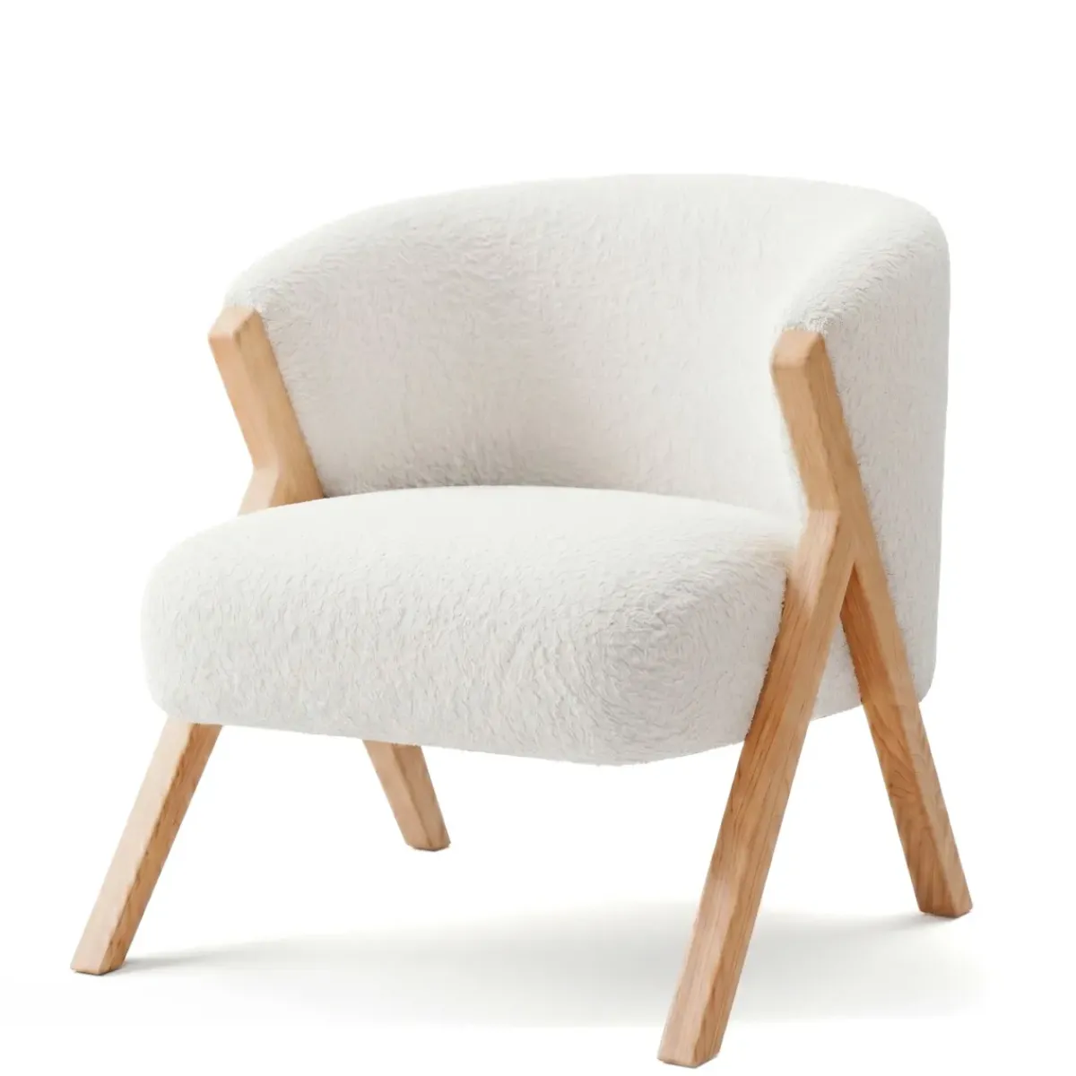 EMINZA Poltrone-Poltrona in bouclé (H70 cm) Andy