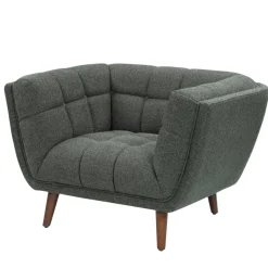 Poltrone-Poltrona in tessuto testurizzato (seduta 45 cm) Rory