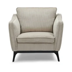 Poltrone-Poltrona in velluto a coste (Altezza seduta 45 cm) Owen