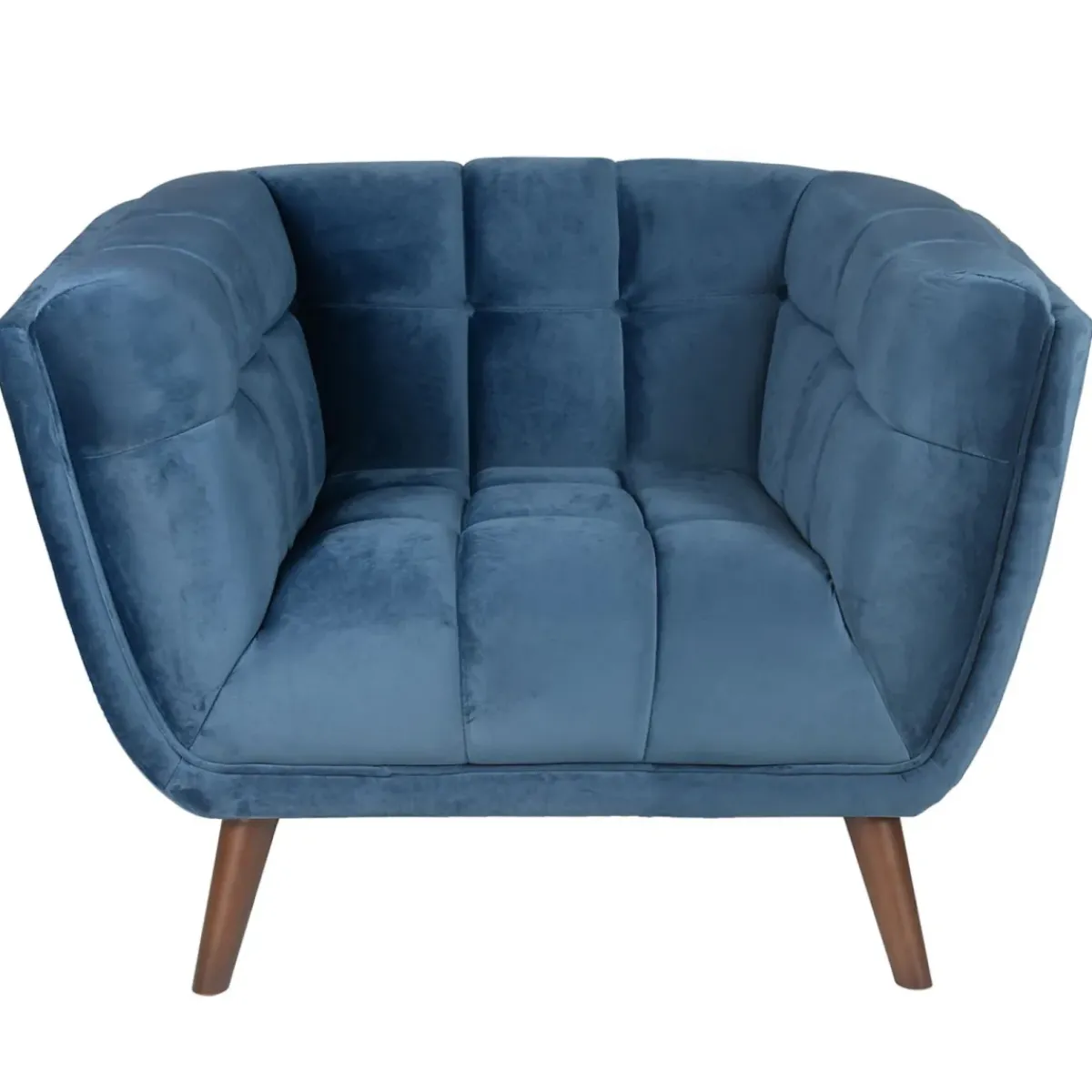Poltrone-Poltrona in velluto (seduta 45 cm) Rory scuro