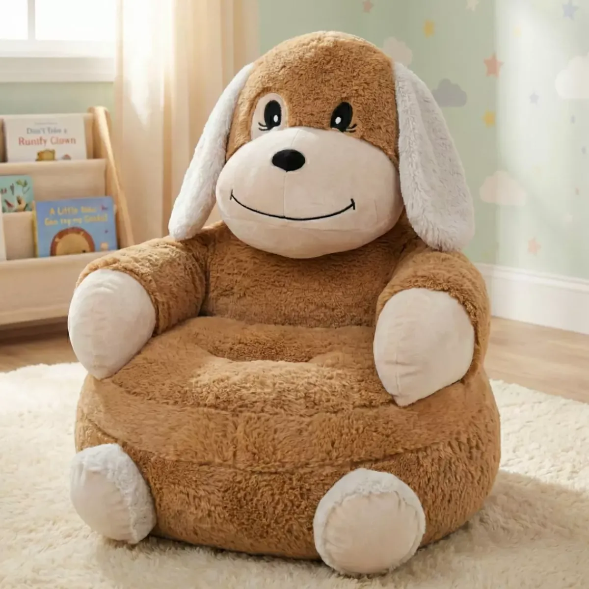 STOF Mobili Bambini-Poltroncina bambini cane (45 x 45 cm) Pitou Camel