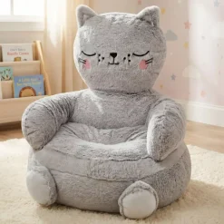 STOF Mobili Bambini-Poltroncina bambini gatto (45 x 45 cm) Louisa