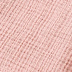 Poncho adulto in garza di cotone S/M Gaïa Pesca Rosa