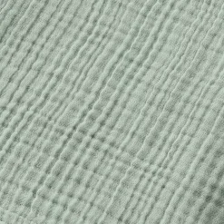 Poncho da bagno per bambini in garza di cotone 6/10 anni Gaia Verde eucalipto