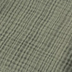 Poncho da bagno per bambini in garza di cotone 6/10 anni Gaïa Verde rosmarino