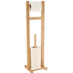 TENDANCE Accessori Water-Portarotolo carta igienica con riserva Nature bambù