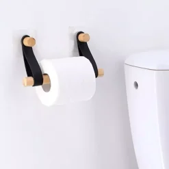 TENDANCE Accessori Water-Portarotolo wc adesivo easy Chic ecopelle