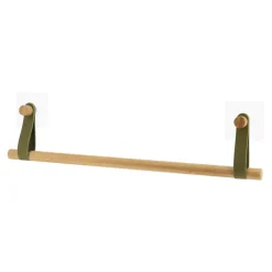 TENDANCE Contenitori Bagno|Mobili Bagno-Portasciugamani adesivo a 1 barra (50 cm) Easy Chic Cachi