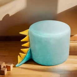 EMINZA Mobili Bambini-Pouf bambini (Alt 25 cm) Dino