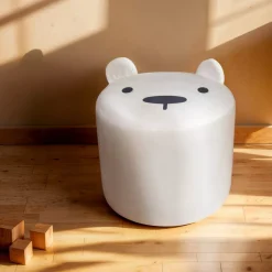 EMINZA Mobili Bambini-Pouf bambini (Alt 25 cm) Orsetto