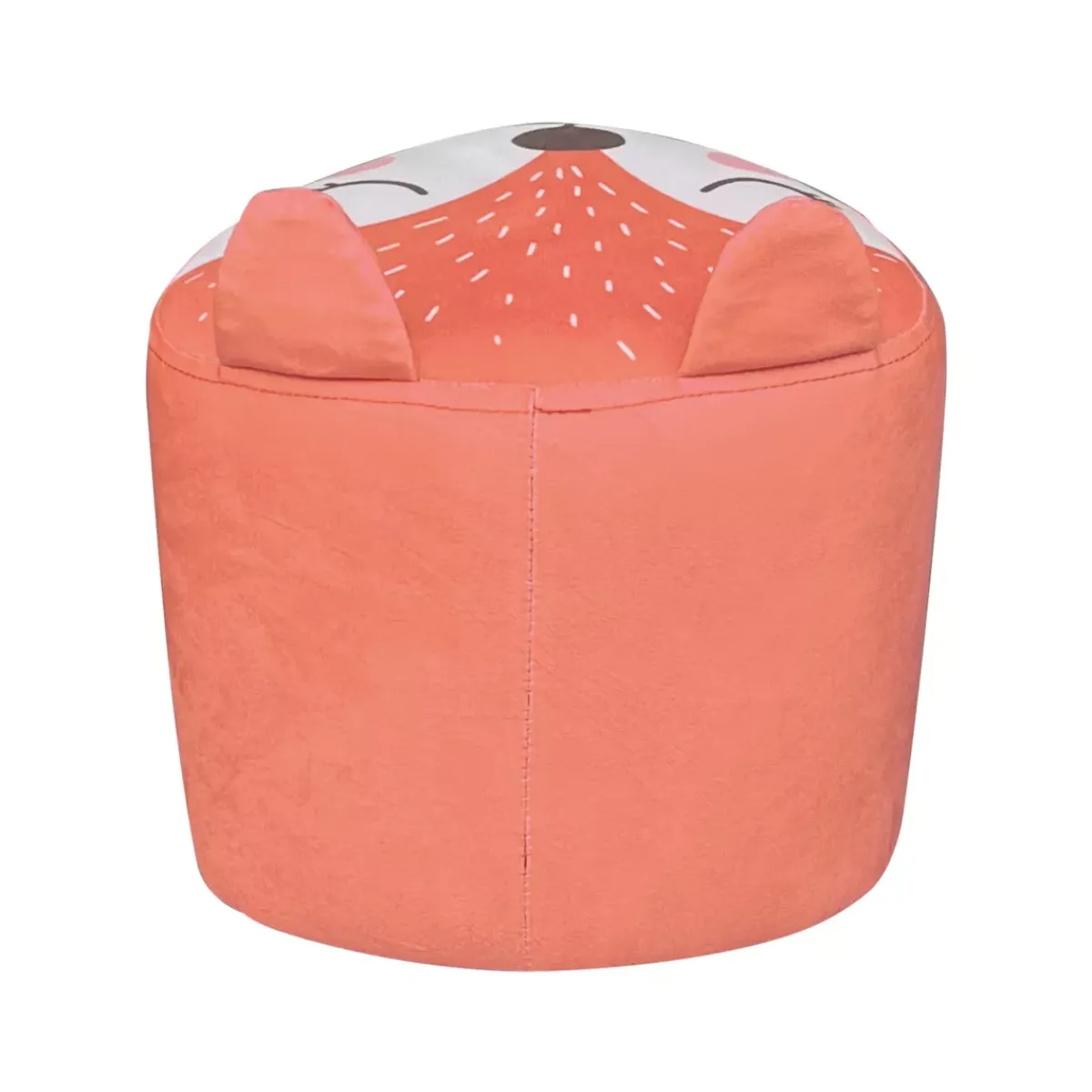 EMINZA Mobili Bambini-Pouf bambini (Alt 25 cm) Volpacchiotto
