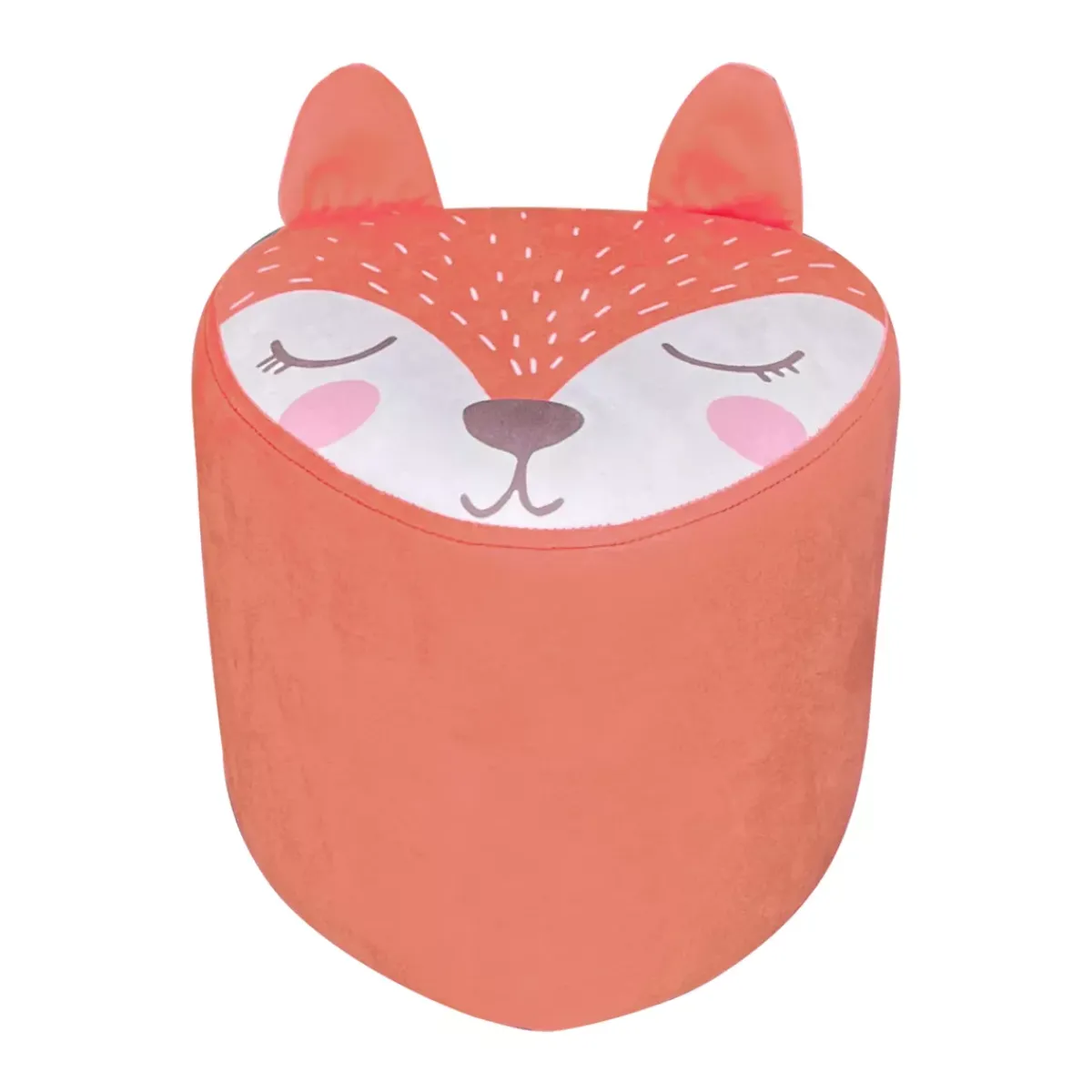 EMINZA Mobili Bambini-Pouf bambini (Alt 25 cm) Volpacchiotto