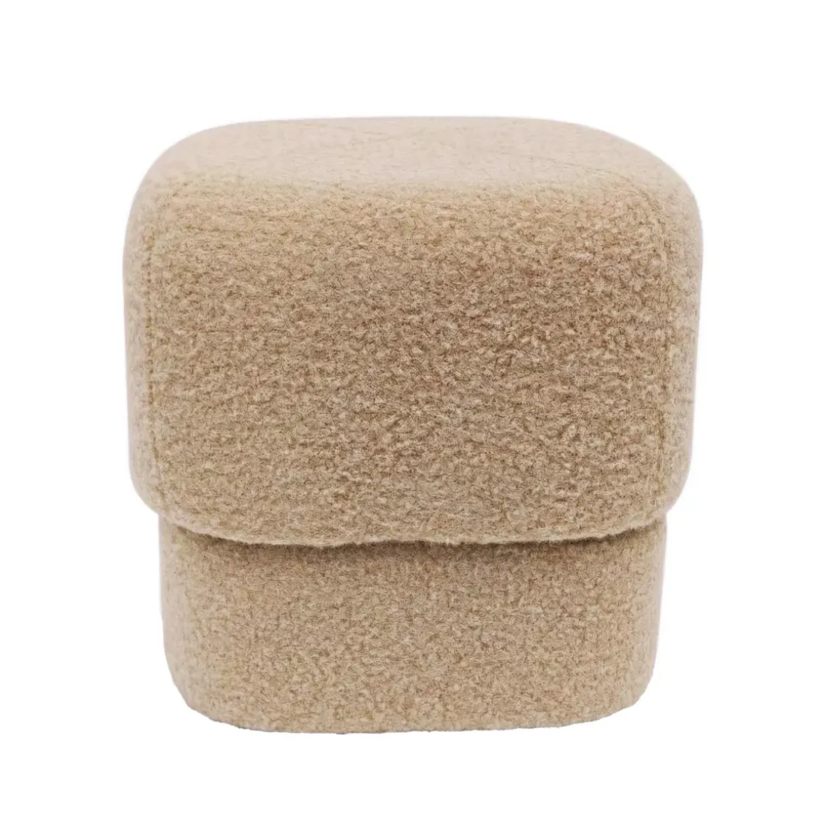 Pouf Bouclé (H40 cm) Modoro Beige