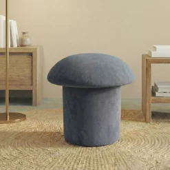 Pouf (H45 cm) Maryline Blu grigio