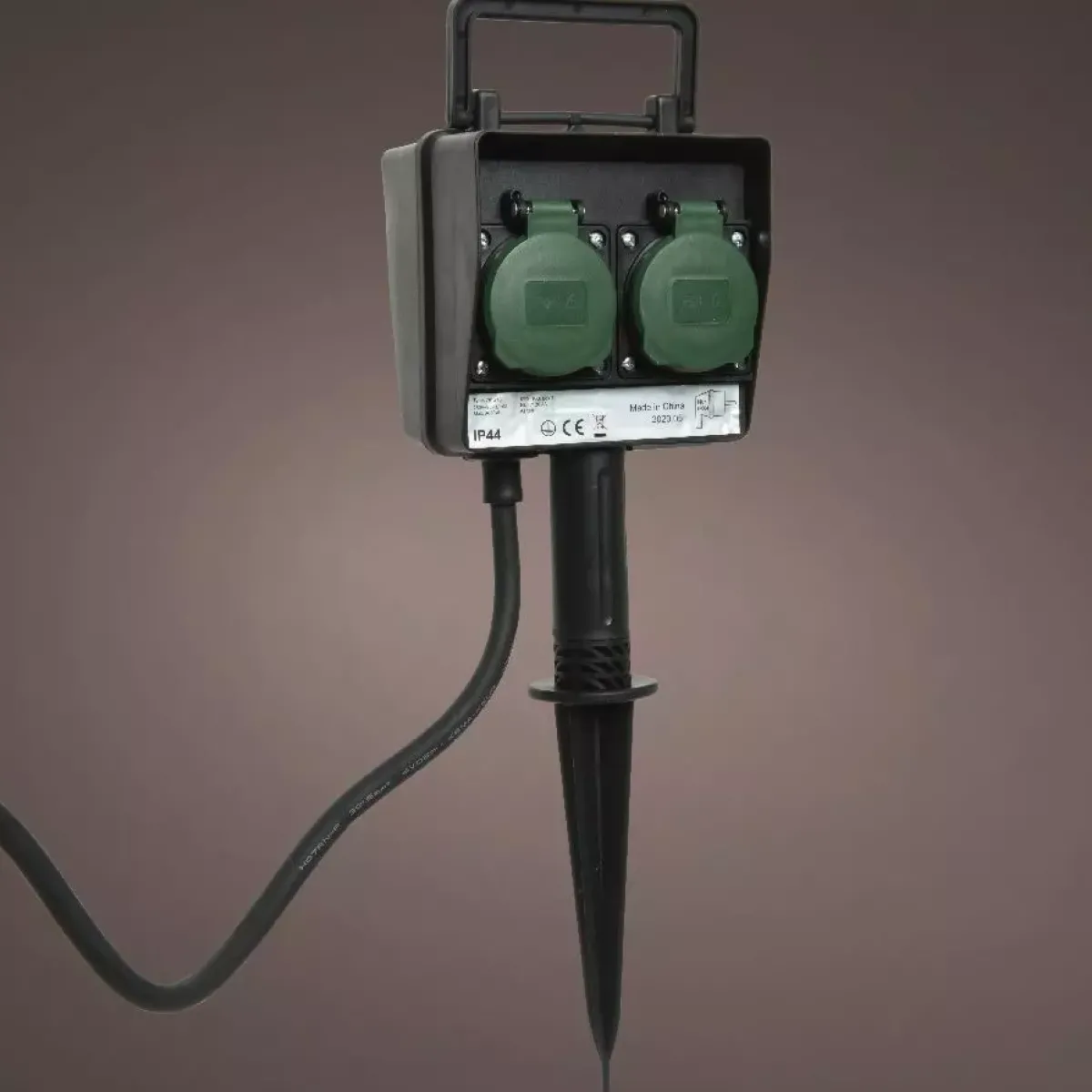 KAEMINGK Accessori Elettrici-Presa con picchetto da giardino programmabile