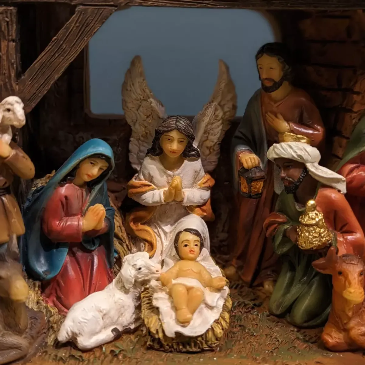KAEMINGK Presepe-Presepe con natività Sainte-Julia